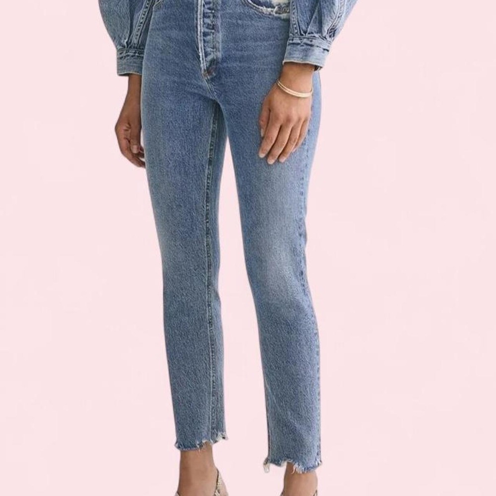 AGOLDE Nico High Rise Slim Jeans | size 26 | lyocell | organic cotton